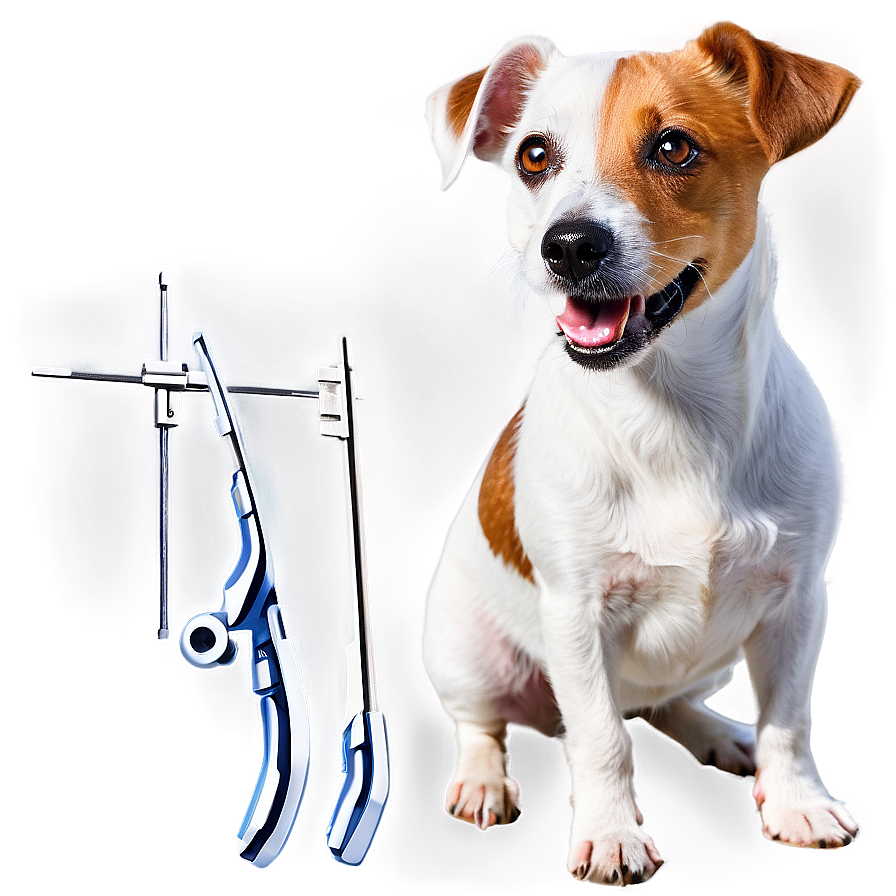 Jack Russell With Bow Png Jdf PNG Image