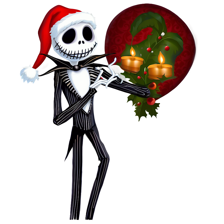 Jack Skellington Santa A PNG Image