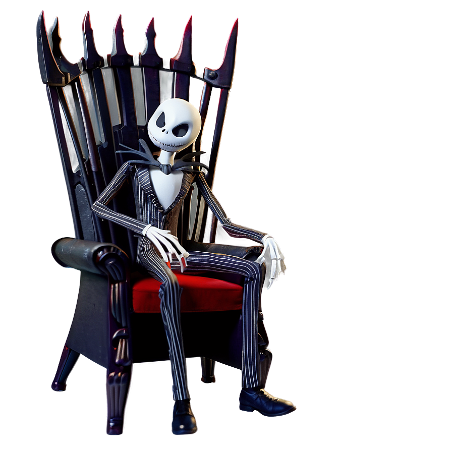 Jack Skellington Throne Png Jbe PNG Image