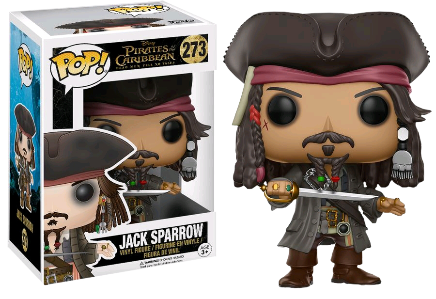 Jack Sparrow Funko Pop Figure PNG Image