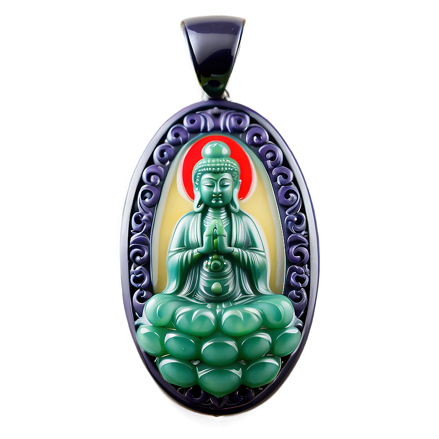 Jade Kwan Yin Pendant Png Tpc PNG Image