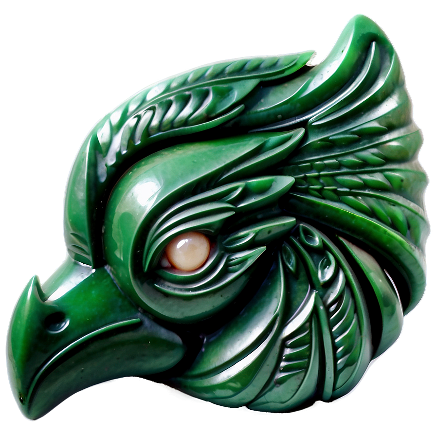 Jade Phoenix Carving Png 2 PNG Image