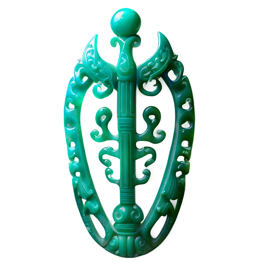 Jade Phoenix Carving Png 5 PNG Image