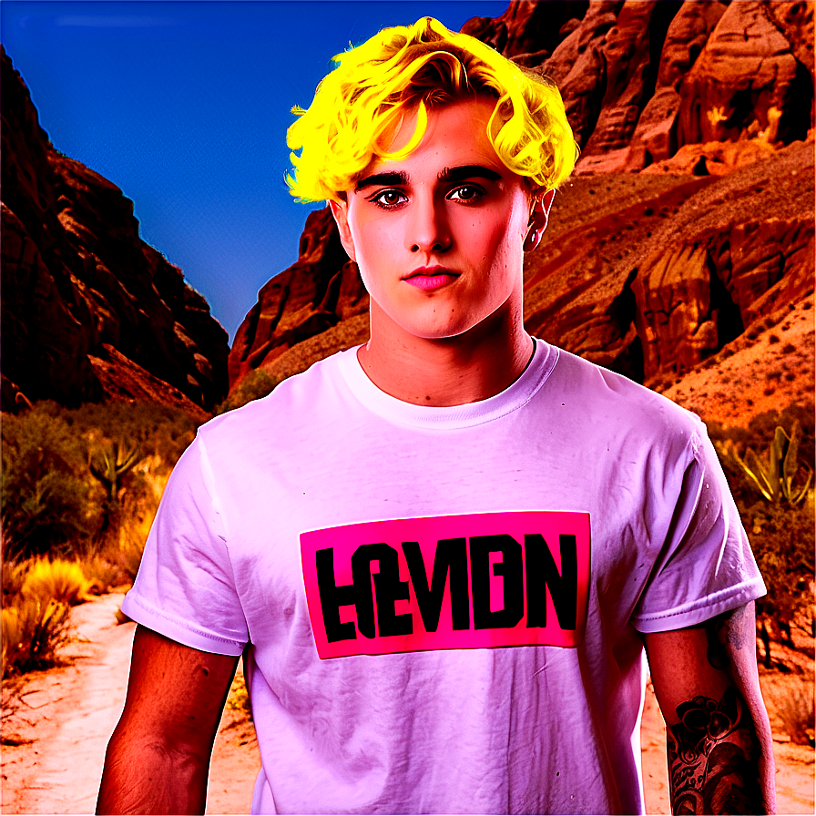 Jake Paul Desert Backdrop PNG Image