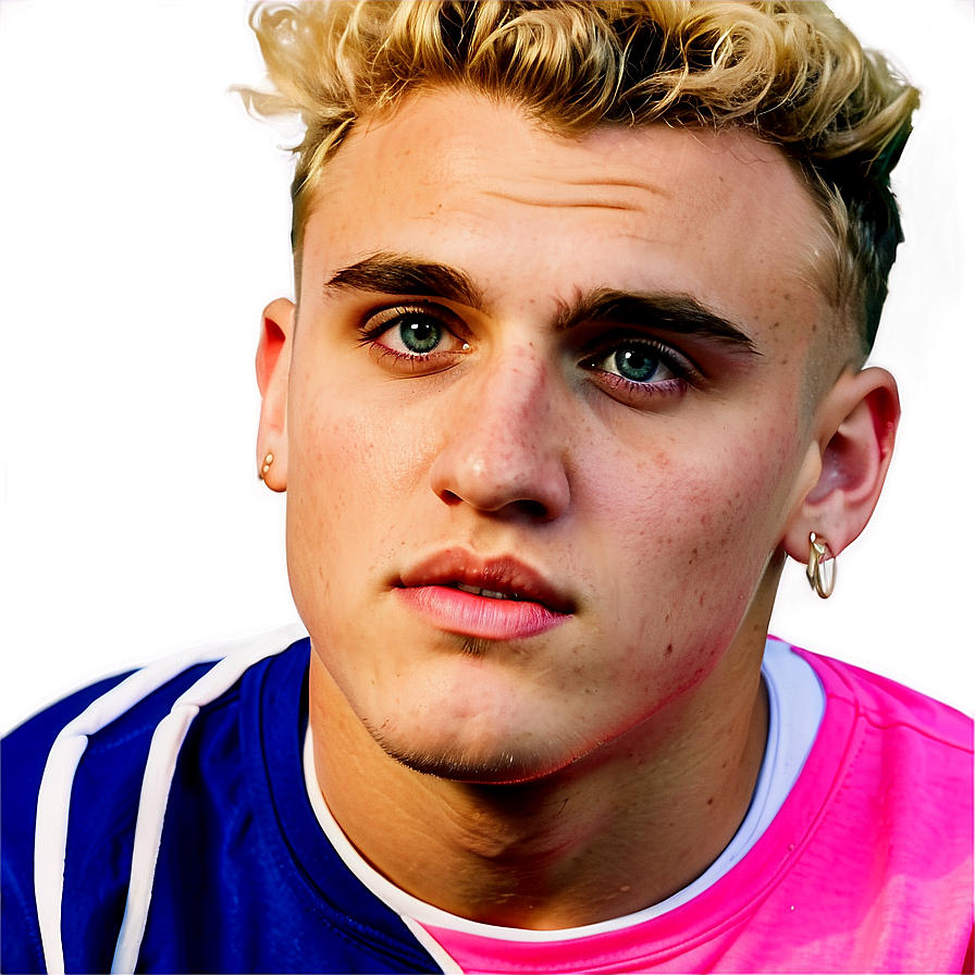 Jake Paul Portrait PNG Image