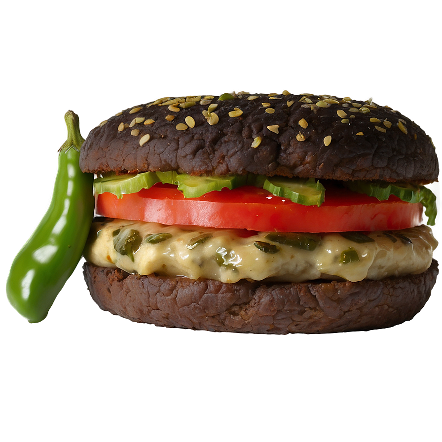 Jalapeno Burger Png 96 PNG Image