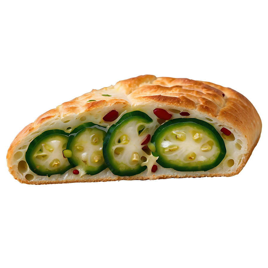 Jalapeno Cheese Bread Slice Png Tsm53 PNG Image