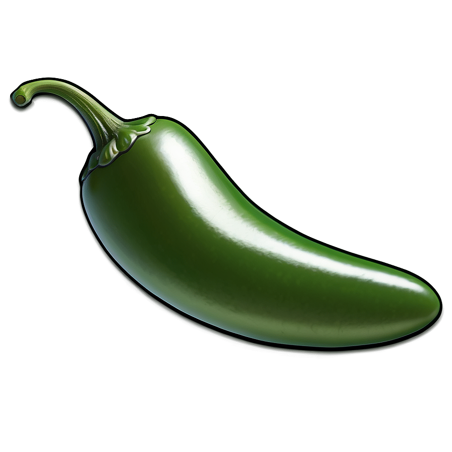 Jalapeno Pepper Icon Png Qax1 PNG Image