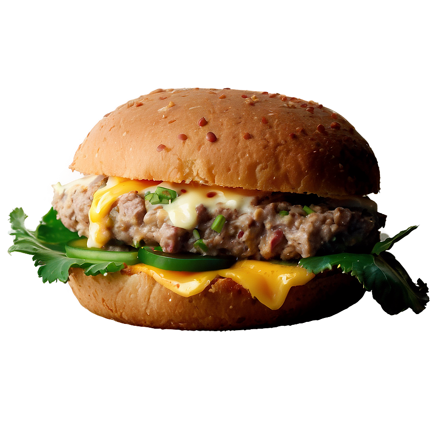 Jalapeno Popper Hamburger Png 05242024 PNG Image