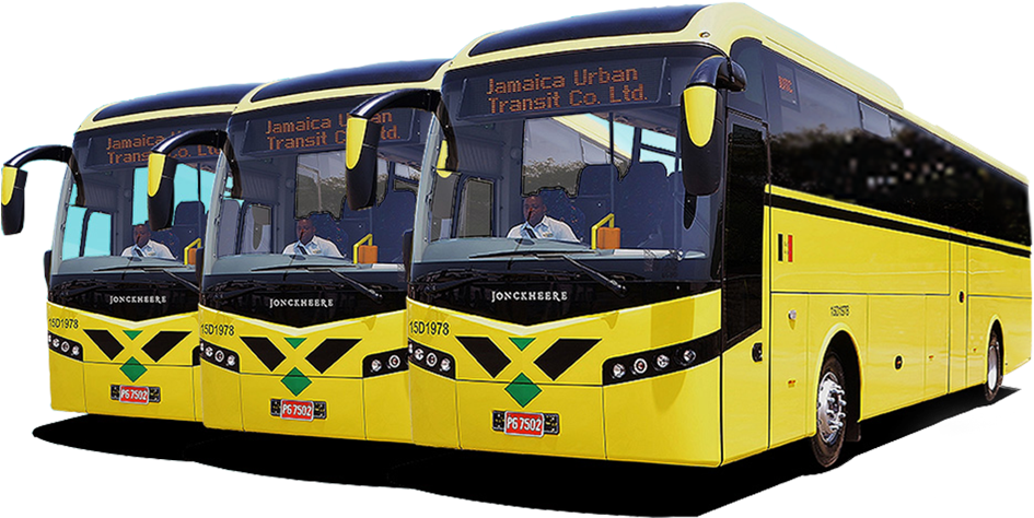 Jamaica Urban Transit Buses PNG Image