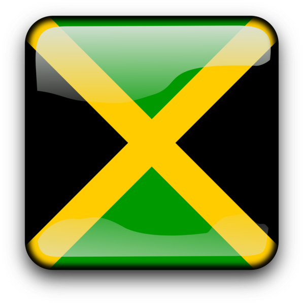 Jamaican_ Flag_ Button PNG Image