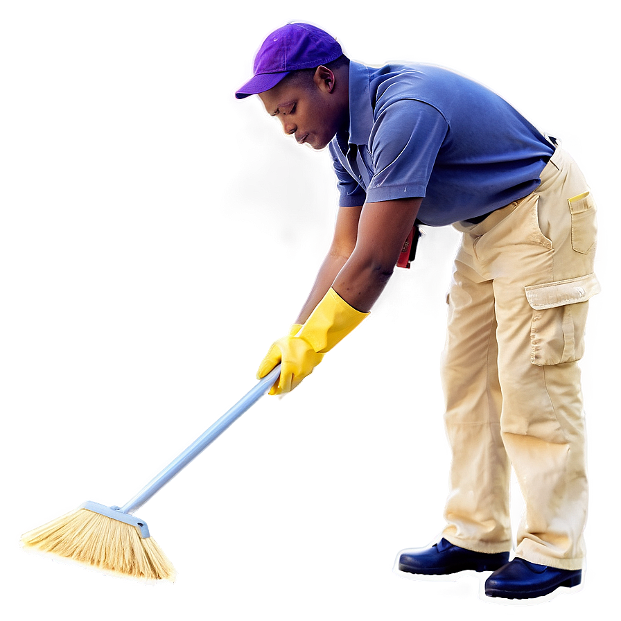 Janitor At Work Png 24 PNG Image