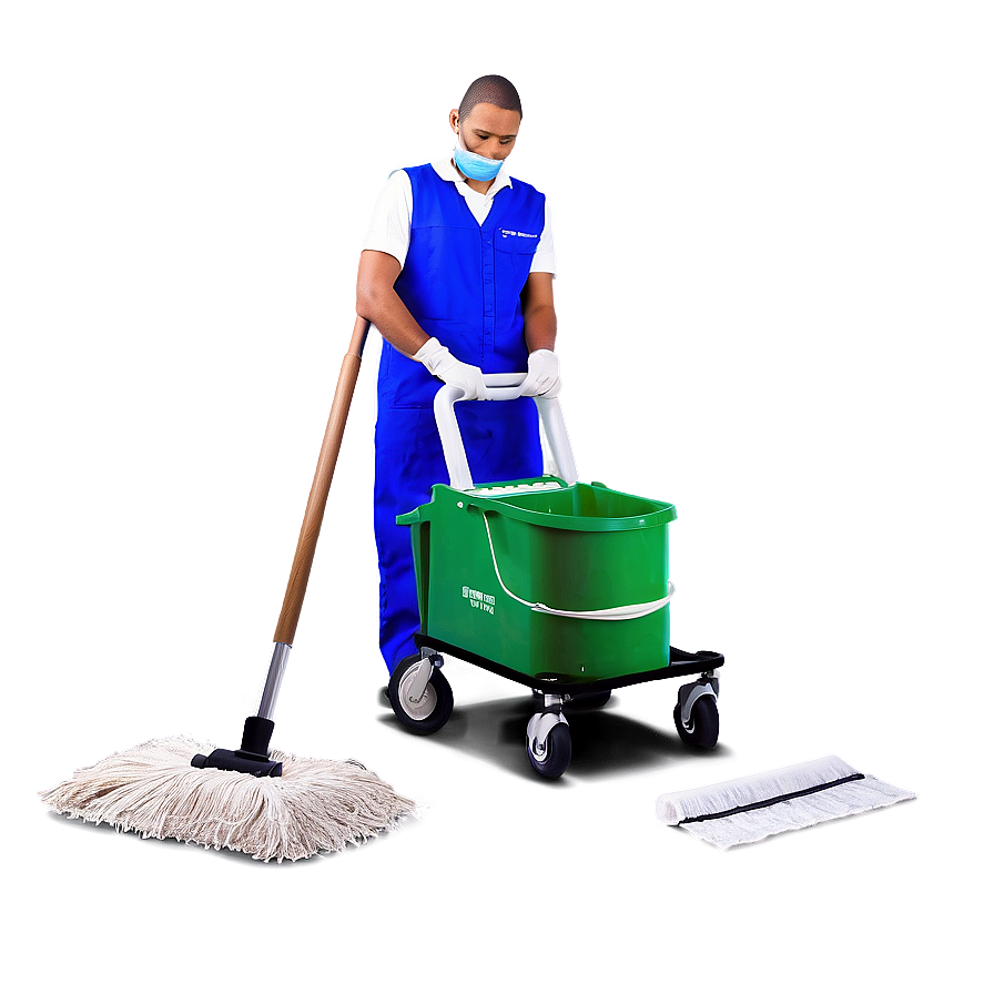 Janitor Cleaning Floor Png Jbr19 PNG Image