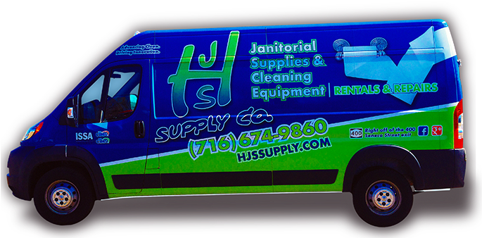 Janitorial Supplies Cleaning Equipment Van PNG Image