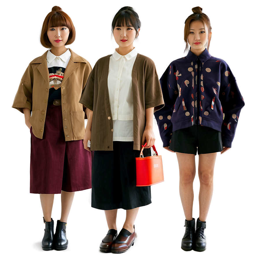 Japan Fashion Street Style Png Aua PNG Image