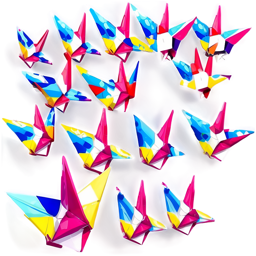 Japan Origami Paper Cranes Png 30 PNG Image