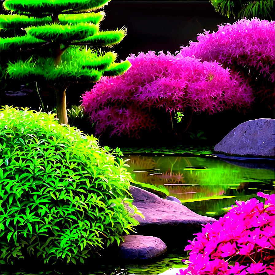 Japanese Garden Shrubs Png 23 PNG Image