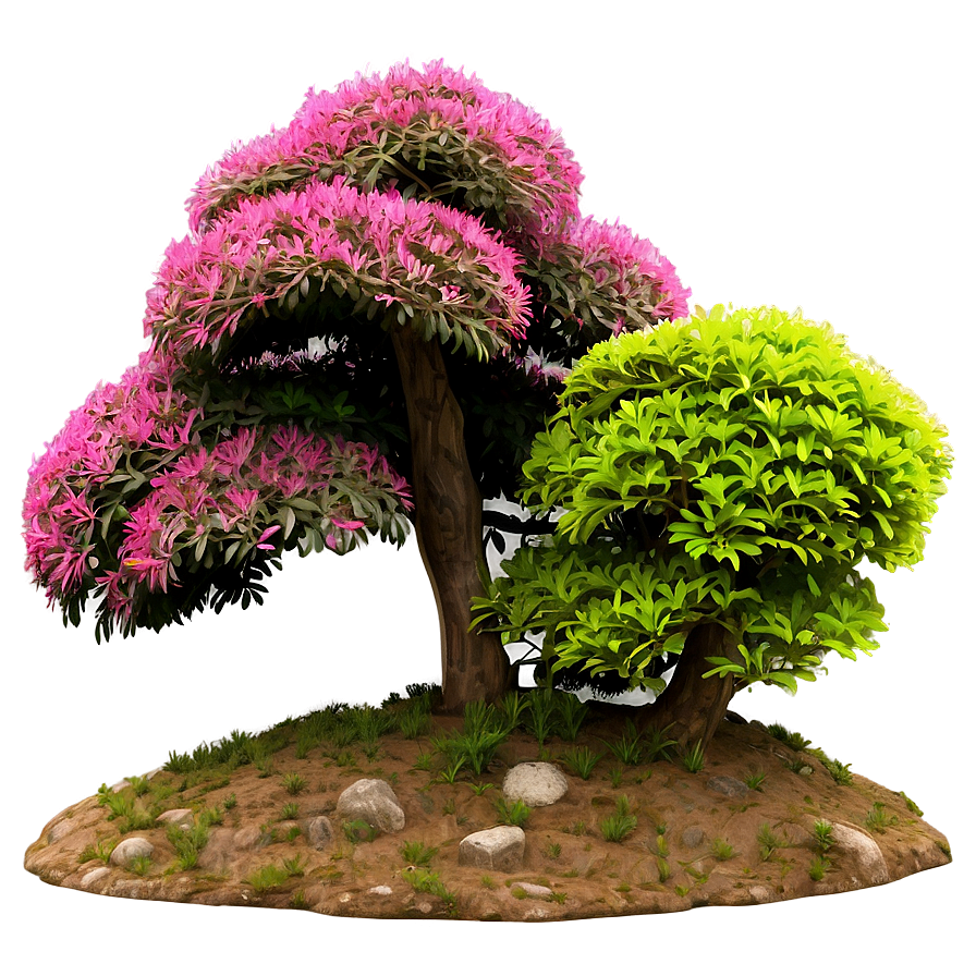 Japanese Garden Shrubs Png Dgq PNG Image