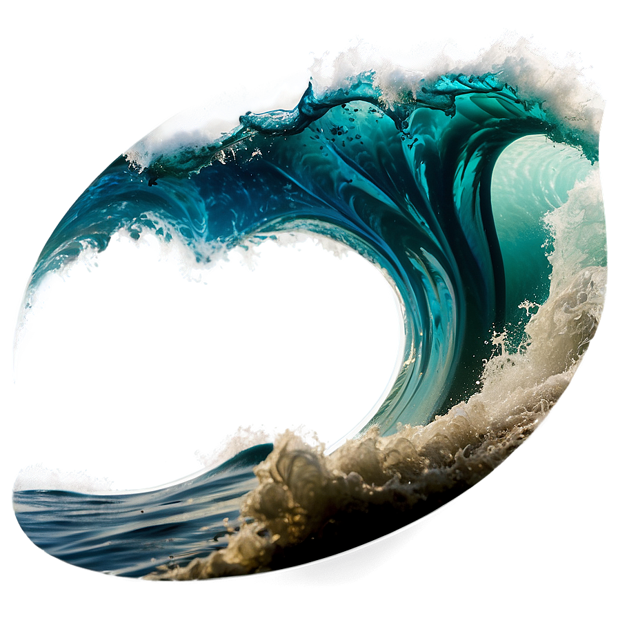 Japanese Surf Wave Png Wia75 PNG Image