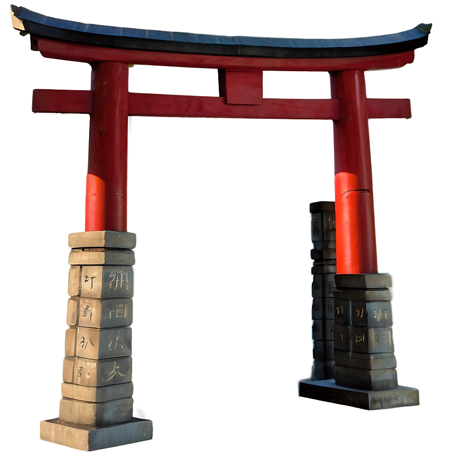 Japanese Temple Gate Torii Png Okp16 PNG Image