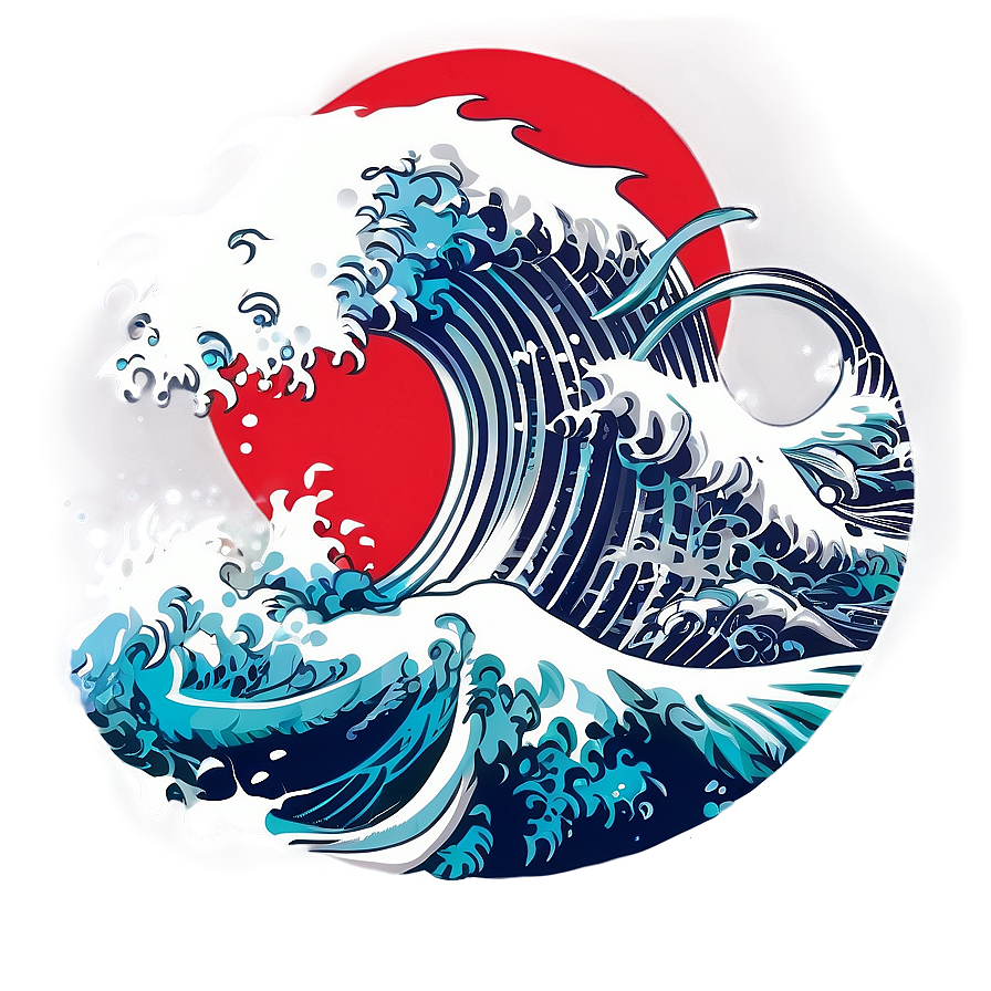 Japanese Wave C PNG Image