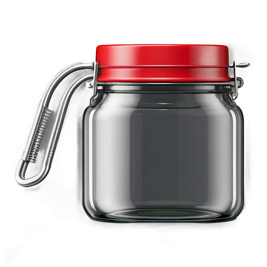 Jar With Clamp Lid Png 05242024 PNG Image