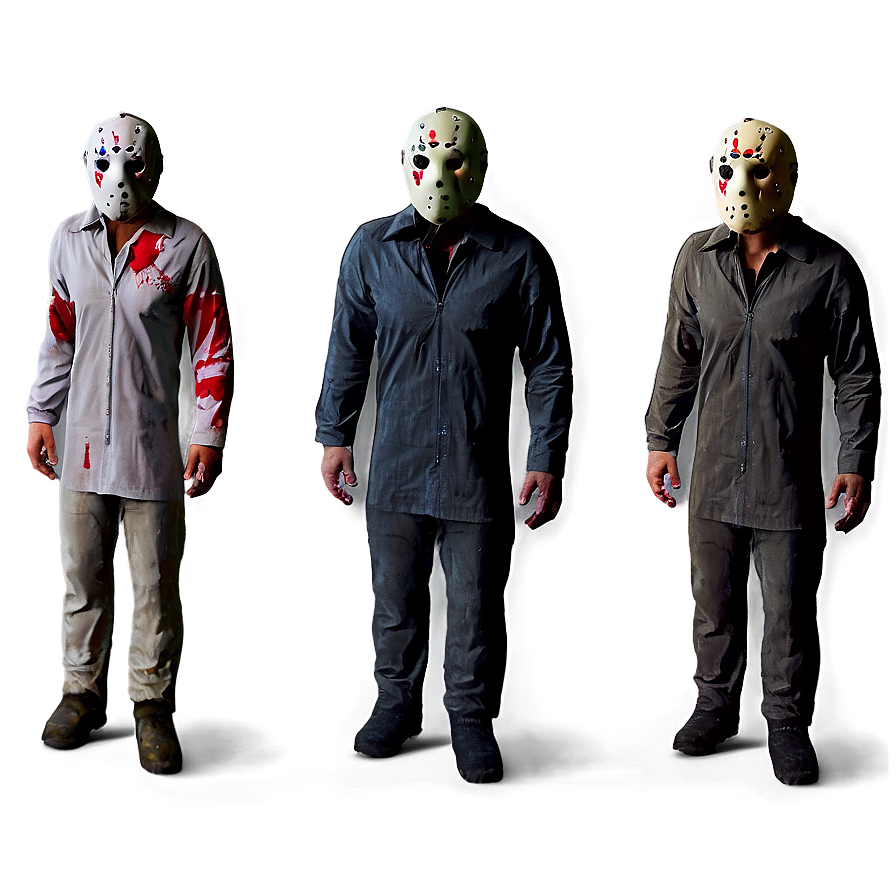 Jason Voorhees And Victims Png Ggx98 PNG Image