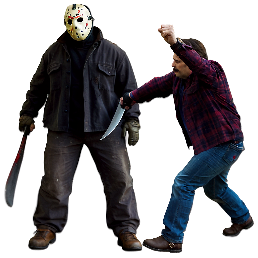 Jason Voorhees Chase Scene Png 05062024 PNG Image