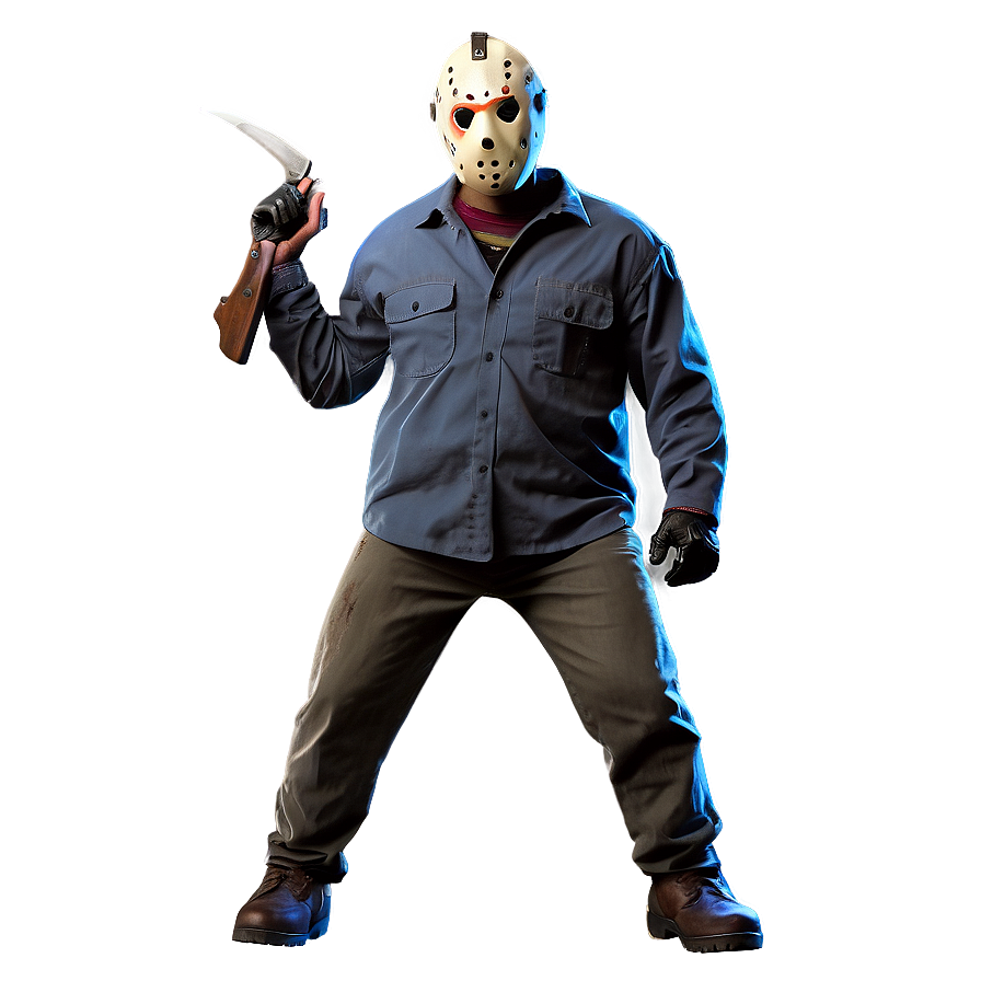 Jason Voorhees Chase Scene Png Non PNG Image