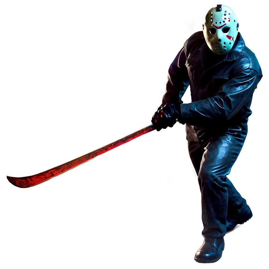 Jason Voorhees In Action Png Tal PNG Image