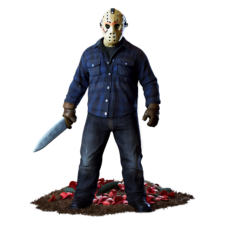 Jason Voorhees Rising From Grave Png 7 PNG Image