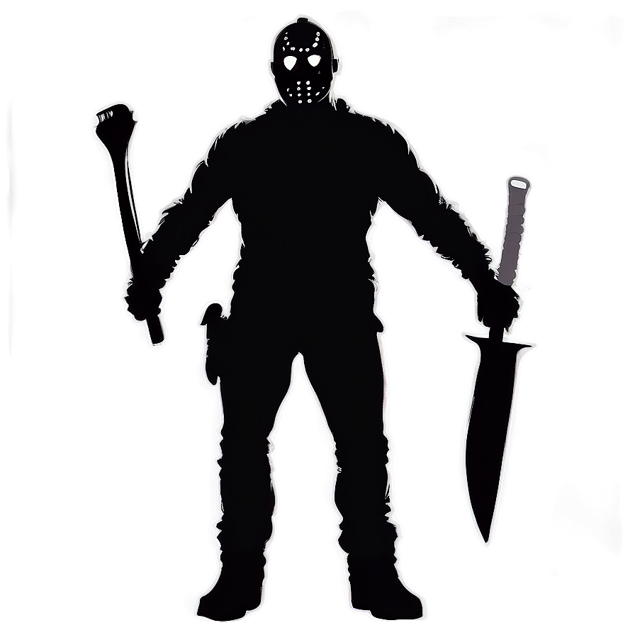 Jason Voorhees Silhouette Png 05062024 PNG Image