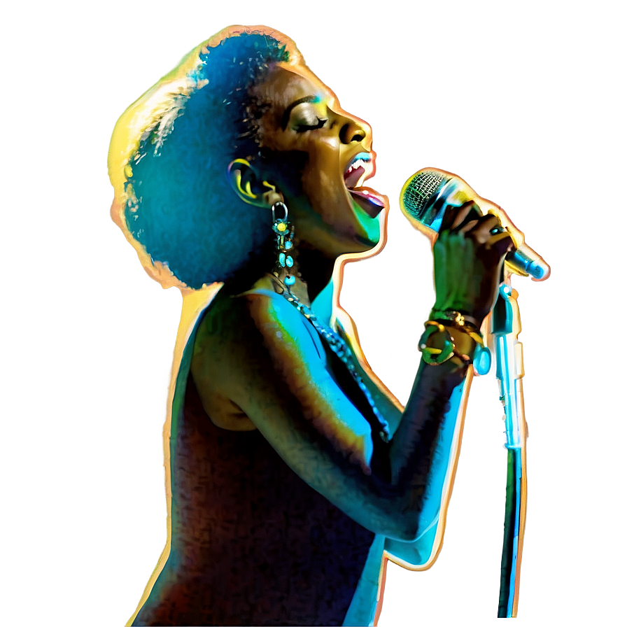 Jazz Singer Singing Png Gxr81 PNG Image