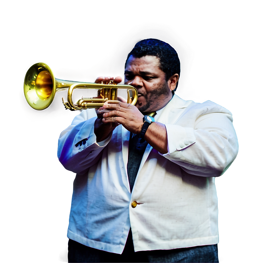 Jazz Trumpet Player Png Mhs83 PNG Image