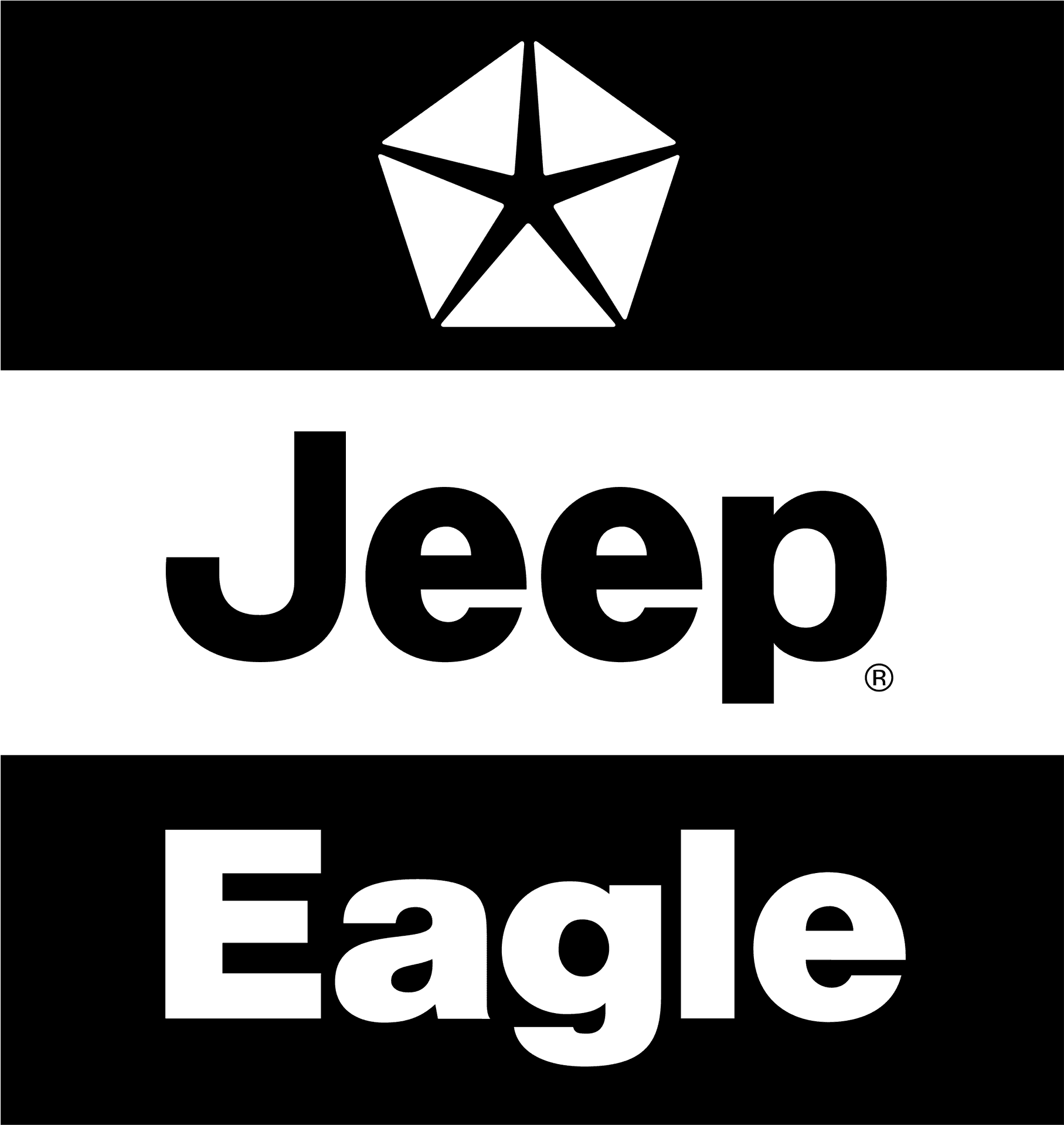 Jeep Eagle Logo Brand Identity PNG Image