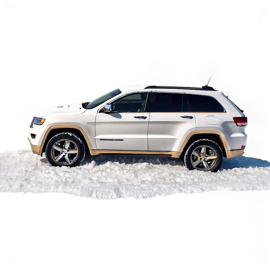 Jeep Grand Cherokee In Snow Png Ilr PNG Image