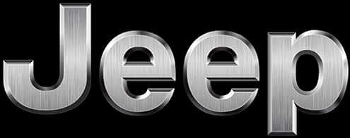 Jeep Logo Metallic Finish PNG Image