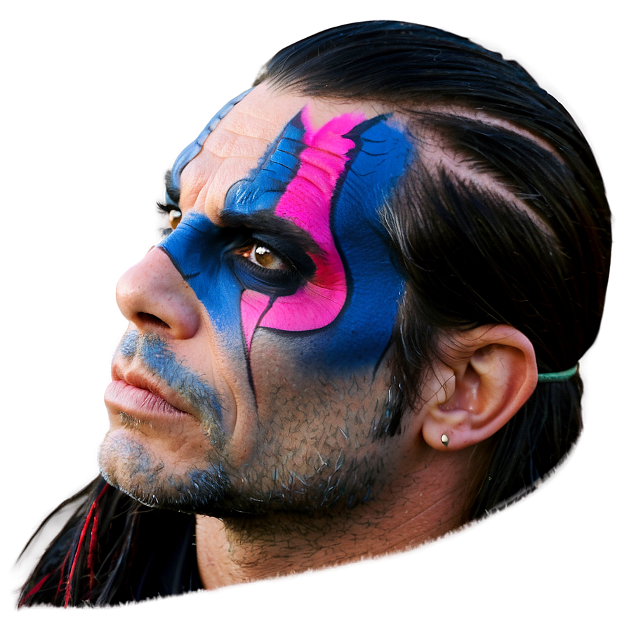 Jeff Hardy Face Paint Png Rjb PNG Image