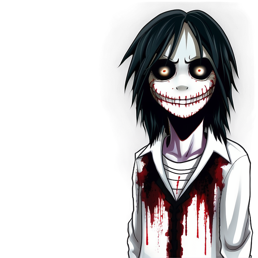 Jeff The Killer In The Dark Png 06252024 PNG Image