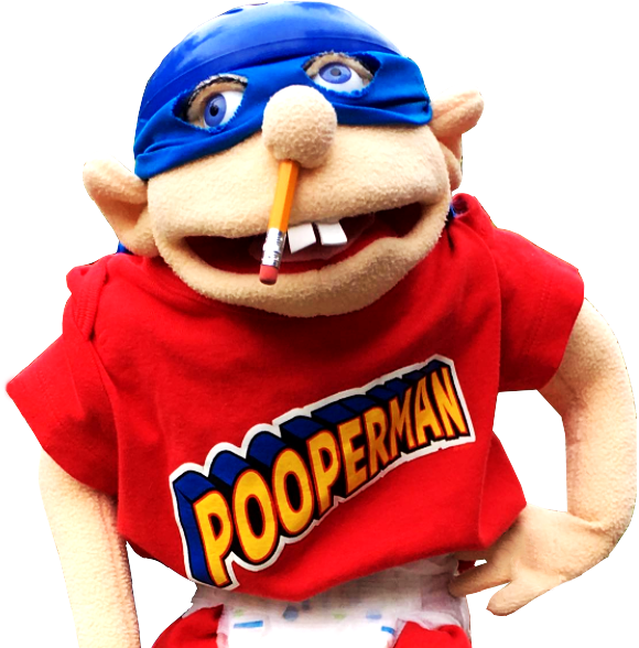 Jeffy Pooperman Puppet Character PNG Image