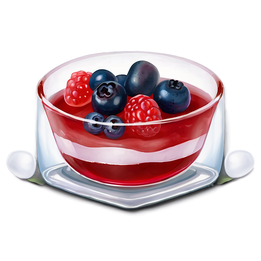 Jello Embedded With Fresh Berries Png 06132024 PNG Image