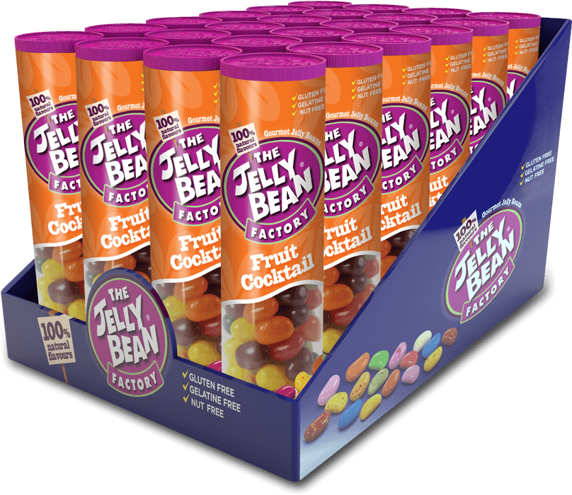 Jelly Bean Factory Fruit Cocktail Display PNG Image