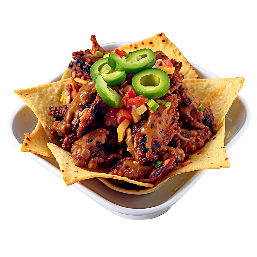 Jerk Chicken Nachos Snack Png Xxb65 PNG Image