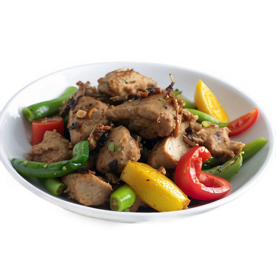 Jerk Chicken Stir Fry Quick Png 06282024 PNG Image