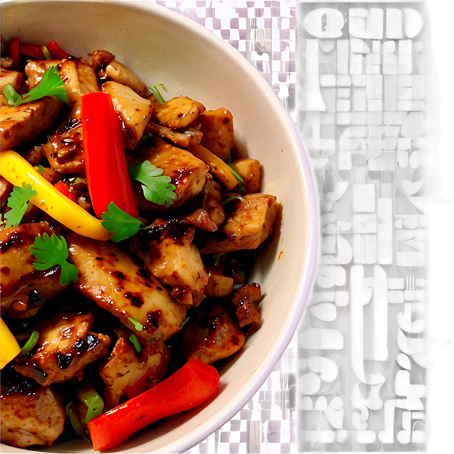 Jerk Chicken Stir Fry Quick Png Dep5 PNG Image