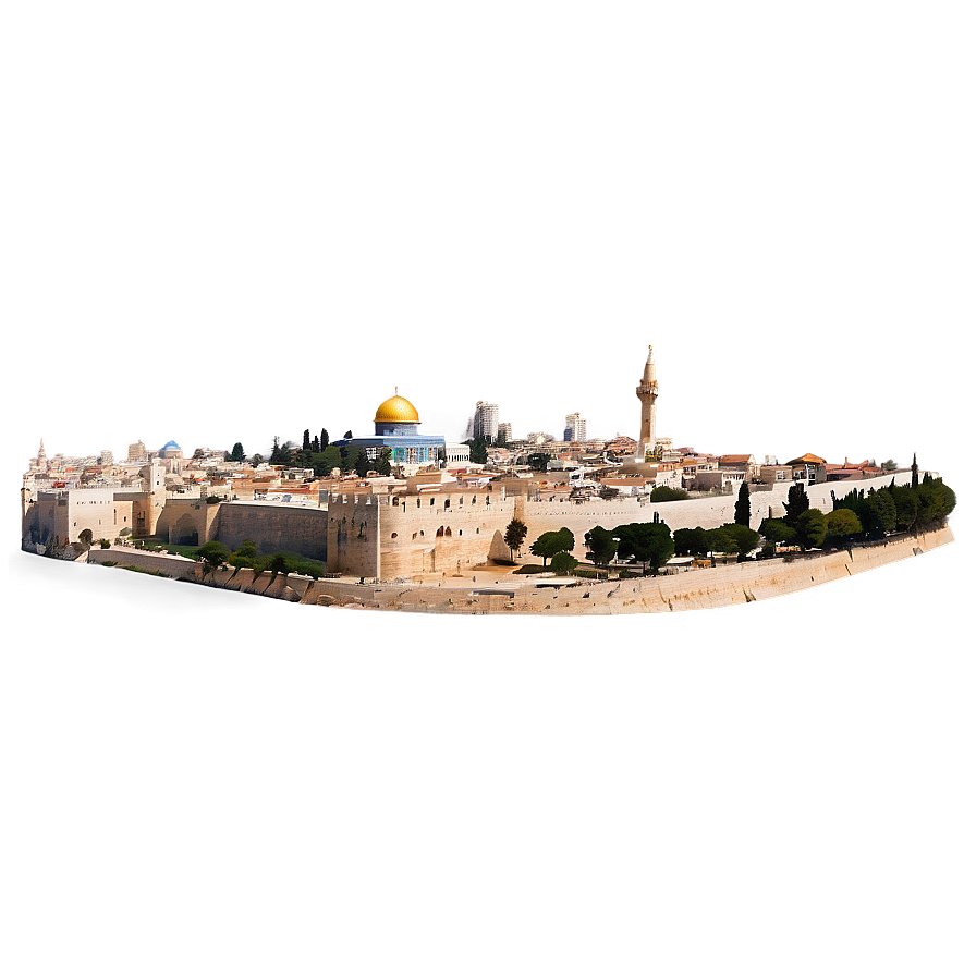 Jerusalem Skyline Png Eat4 PNG Image