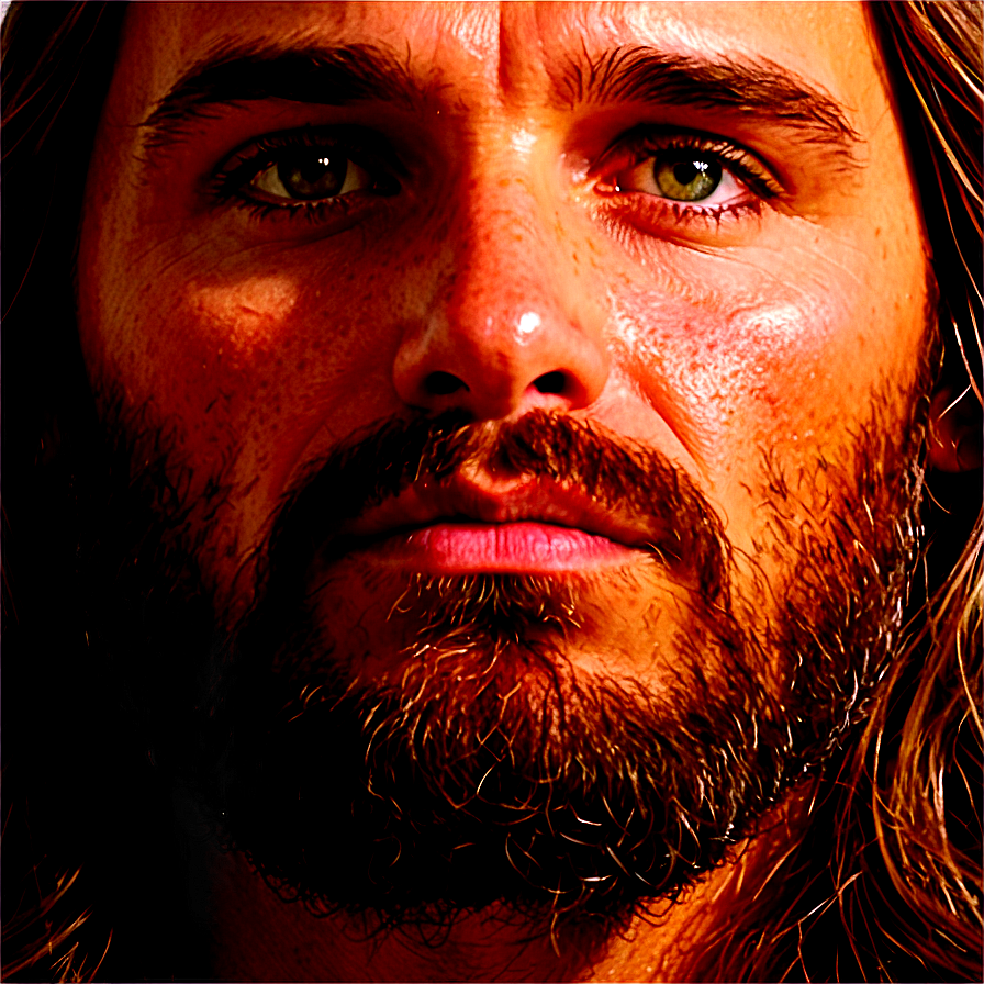 Jesus Face A PNG Image