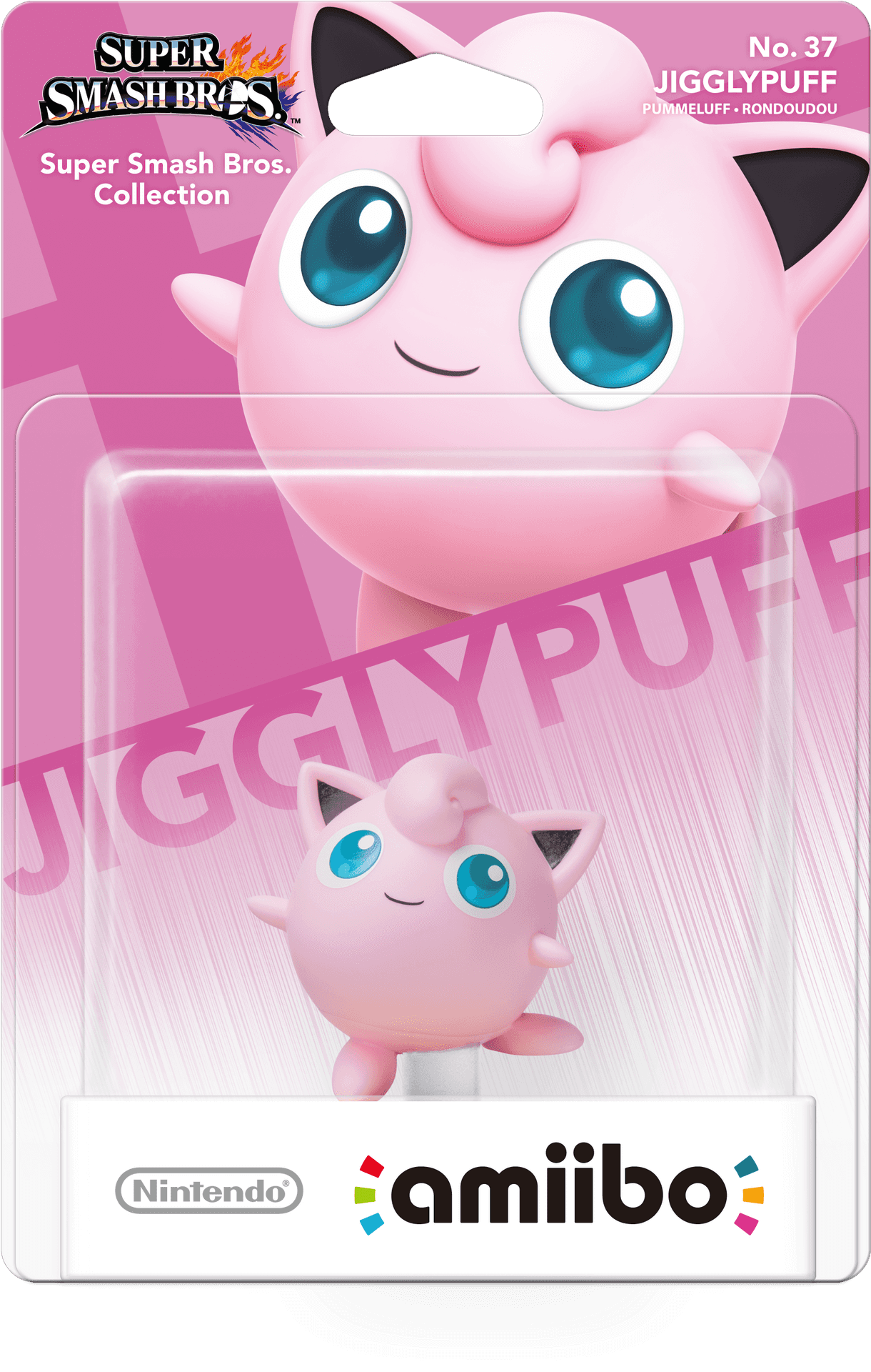 Jigglypuff Amiibo Super Smash Bros Collection PNG Image