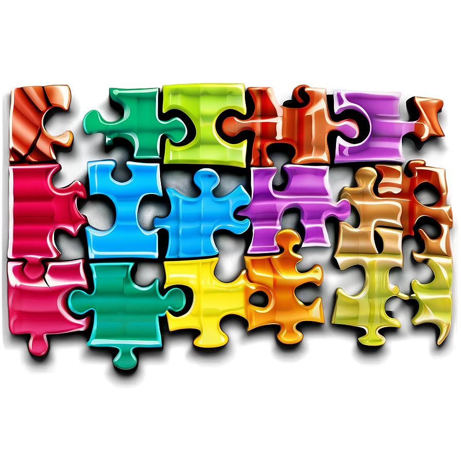 Jigsaw Puzzle Completion Celebration Png 75 PNG Image