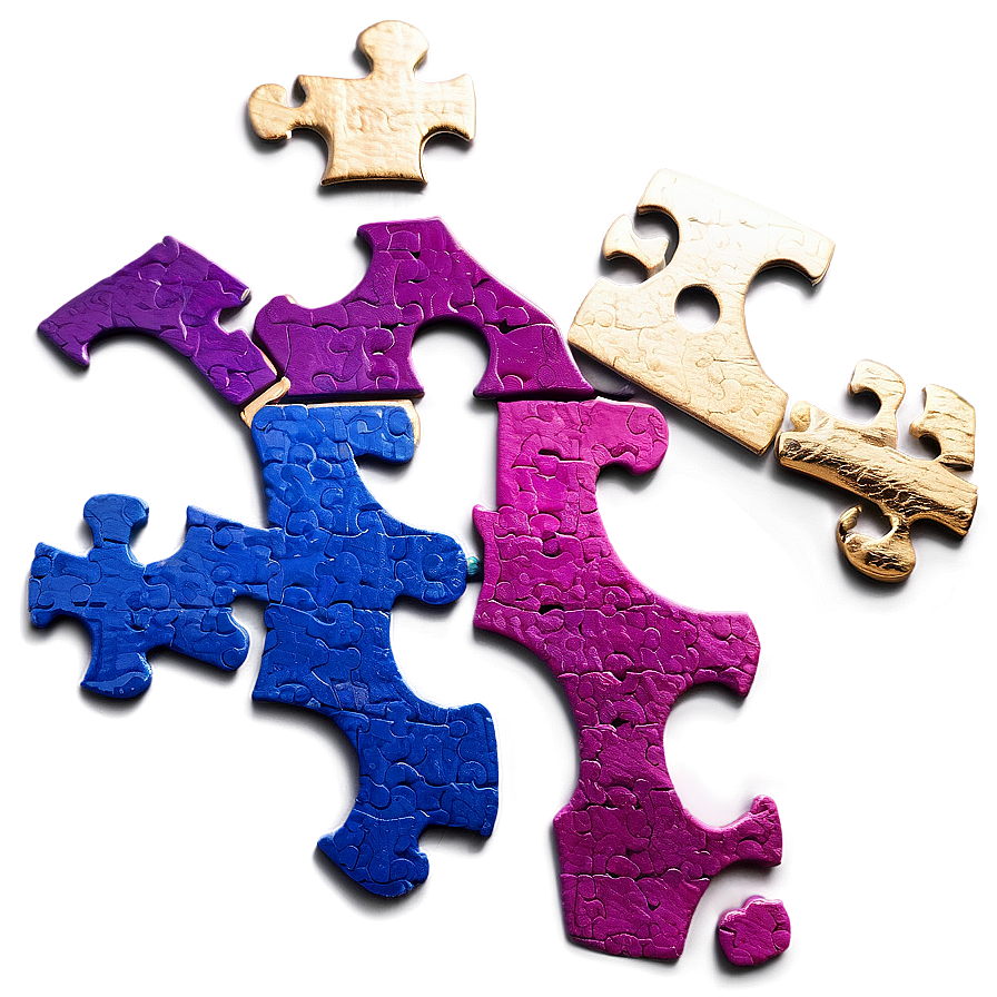 Jigsaw Puzzle Completion Celebration Png Ydy65 PNG Image